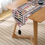 - UcgenRunner-4230-Gorsel2 - Realhomes Realhomes Özel Tasarım Dijital Baskılı Modern Püsküllü Şönil Üçgen Runner Realhomes