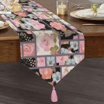 - UcgenRunner-4270-Gorsel1 - Realhomes Realhomes Geometrik Şekil Içinde Modern Gül Tasarımlı Püsküllü Şönil Üçgen Runner Realhomes