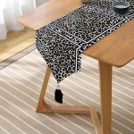 - UcgenRunner-4276-Gorsel2 - Realhomes  Realhomes Özel Tasarım Dijital Baskılı Modern Püsküllü Şönil Üçgen Runner Realhomes