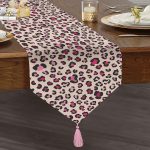 Özel Tasarımlı Dijital Baskılı Çocuk Odası Püsküllü Şönil Üçgen Runner Realhomes