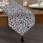 Özel Tasarımlı Dijital Baskılı Çocuk Odası Püsküllü Şönil Üçgen Runner Realhomes