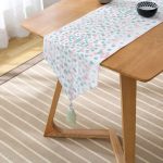 Renkli Puanlar Özel Tasarım Modern Püsküllü Şönil Üçgen Runner Realhomes