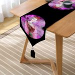 - UcgenRunner-5219-Gorsel2 - Realhomes  Siyah Zeminde Renkli Frida Desenli Püsküllü Şönil Üçgen Runner Realhomes