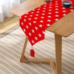 - UcgenRunner-524-Gorsel2 - Realhomes  RealHomes Dijital Baskılı Özel Tasarım Püsküllü Şönil Üçgen Runner Realhomes