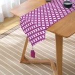 - UcgenRunner-551-Gorsel2 - Realhomes  RealHomes Dijital Baskılı Dekoratif Püsküllü Şönil Üçgen Runner Realhomes