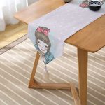 - UcgenRunner-587-Gorsel2 - Realhomes RealHomes Dijital Baskılı Özel Tasarım Püsküllü Şönil Üçgen Runner Realhomes