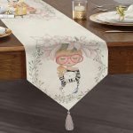 - UcgenRunner-588-Gorsel1 - Realhomes Fashion Girl Dijital Baskılı Modern Püsküllü Şönil Üçgen Runner Realhomes