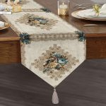 - UcgenRunner-703-Gorsel1 - Realhomes Realhomes Özel Tasarım Dijital Baskılı Modern Püsküllü Şönil Üçgen Runner Realhomes