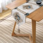 - UcgenRunner-703-Gorsel2 - Realhomes Realhomes Özel Tasarım Dijital Baskılı Modern Püsküllü Şönil Üçgen Runner Realhomes