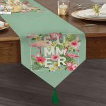 - UcgenRunner-729-Gorsel1 - Realhomes RealHomes Dijital Baskılı Özel Tasarım Püsküllü Şönil Üçgen Runner Realhomes