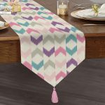 - UcgenRunner-756-Gorsel1 - Realhomes RealHomes Dijital Baskılı Özel Tasarım Püsküllü Şönil Üçgen Runner Realhomes