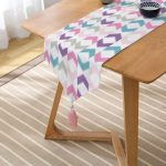 - UcgenRunner-756-Gorsel2 - Realhomes RealHomes Dijital Baskılı Özel Tasarım Püsküllü Şönil Üçgen Runner Realhomes