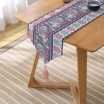 - UcgenRunner-774-Gorsel2 - Realhomes RealHomes Dijital Baskılı Özel Tasarım Püsküllü Şönil Üçgen Runner Realhomes