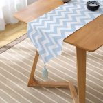 - UcgenRunner-775-Gorsel2 - Realhomes RealHomes Dijital Baskılı Özel Tasarım Püsküllü Şönil Üçgen Runner Realhomes