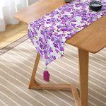 Realhomes Özel Tasarım Dijital Baskılı Püsküllü Şönil Üçgen Runner Realhomes