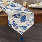 - UcgenRunner-862-Gorsel1 - Realhomes Realhomes Özel Tasarım Dijital Baskılı Püsküllü Şönil Üçgen Runner Realhomes