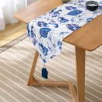 - UcgenRunner-862-Gorsel2 - Realhomes Realhomes Özel Tasarım Dijital Baskılı Püsküllü Şönil Üçgen Runner Realhomes