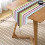 Realhomes Özel Tasarım Dijital Baskılı Püsküllü Şönil Üçgen Runner Realhomes