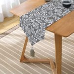 Realhomes Özel Tasarım Dijital Baskılı Püsküllü Şönil Üçgen Runner Realhomes