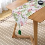 - UcgenRunner-932-Gorsel2 - Realhomes Realhomes Özel Tasarım Dijital Baskılı Püsküllü Şönil Üçgen Runner Realhomes