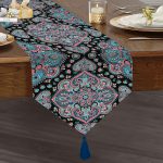 - UcgenRunner-991-Gorsel1 - Realhomes Real Homes Dijital Baskılı Dekoratif Püsküllü Şönil Üçgen Runner Realhomes