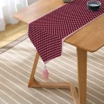 - UcgenRunner-real214-Gorsel2 - Realhomes RealHomes Özel Tasarım Dijital Baskılı Dekoratif Püsküllü Şönil Üçgen Runner Realhomes