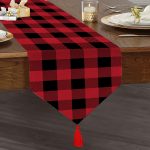 RealHomes Özel Tasarım Dijital Baskılı Dekoratif Püsküllü Şönil Üçgen Runner Realhomes