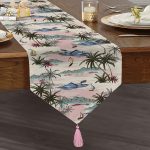 - UcgenRunner-real24-Gorsel1 - Realhomes RealHomes Dijital Baskılı Özel Tasarım Püsküllü Şönil Üçgen Runner Realhomes