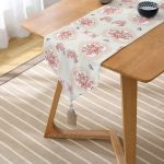 - UcgenRunner-real246-Gorsel2 - Realhomes RealHomes Özel Tasarım Dijital Baskılı Dekoratif Püsküllü Şönil Üçgen Runner Realhomes