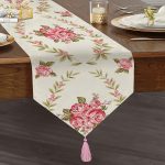 - UcgenRunner-real260-Gorsel1 - Realhomes RealHomes Özel Tasarım Dijital Baskılı Dekoratif Püsküllü Şönil Üçgen Runner Realhomes