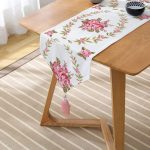 - UcgenRunner-real260-Gorsel2 - Realhomes RealHomes Özel Tasarım Dijital Baskılı Dekoratif Püsküllü Şönil Üçgen Runner Realhomes