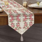 - UcgenRunner-real269-Gorsel1 - Realhomes RealHomes Özel Tasarım Dijital Baskılı Dekoratif Püsküllü Şönil Üçgen Runner Realhomes