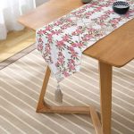 - UcgenRunner-real269-Gorsel2 - Realhomes RealHomes Özel Tasarım Dijital Baskılı Dekoratif Püsküllü Şönil Üçgen Runner Realhomes