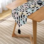 - UcgenRunner-real27-Gorsel2 - Realhomes RealHomes Kelebek Dijital Baskılı Özel Tasarım Püsküllü Şönil Üçgen Runner Realhomes