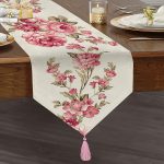 - UcgenRunner-real270-Gorsel1 - Realhomes RealHomes Özel Tasarım Dijital Baskılı Dekoratif Püsküllü Şönil Üçgen Runner Realhomes