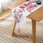 - UcgenRunner-real270-Gorsel2 - Realhomes RealHomes Özel Tasarım Dijital Baskılı Dekoratif Püsküllü Şönil Üçgen Runner Realhomes