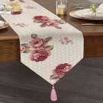 - UcgenRunner-real280-Gorsel1 - Realhomes RealHomes Özel Tasarım Dijital Baskılı Dekoratif Püsküllü Şönil Üçgen Runner Realhomes