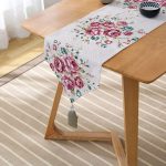 - UcgenRunner-real281-Gorsel2 - Realhomes RealHomes Özel Tasarım Dijital Baskılı Dekoratif Püsküllü Şönil Üçgen Runner Realhomes