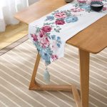 - UcgenRunner-real294-Gorsel2 - Realhomes  RealHomes Özel Tasarım Dijital Baskılı Dekoratif Püsküllü Şönil Üçgen Runner Realhomes