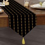 - UcgenRunner-real308-Gorsel1 - Realhomes RealHomes Özel Tasarım Dijital Baskılı Dekoratif Püsküllü Şönil Üçgen Runner Realhomes