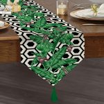 - UcgenRunner-real324-Gorsel1 - Realhomes RealHomes Özel Tasarım Dijital Baskılı Dekoratif Püsküllü Şönil Üçgen Runner Realhomes