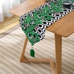 - UcgenRunner-real324-Gorsel2 - Realhomes RealHomes Özel Tasarım Dijital Baskılı Dekoratif Püsküllü Şönil Üçgen Runner Realhomes