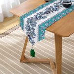 - UcgenRunner-real328-Gorsel2 - Realhomes RealHomes Özel Tasarım Dijital Baskılı Dekoratif Püsküllü Şönil Üçgen Runner Realhomes