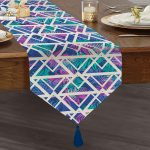 - UcgenRunner-real7-Gorsel1 - Realhomes RealHomes Dijital Baskılı Özel Tasarım Püsküllü Şönil Üçgen Runner Realhomes