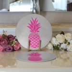 - Supla2li-2016-Gorsel3 - Realhomes Realhomes Gri Zemin Ananas Dijital Baskılı Modern 2'li Yuvarlak Servis Altlığı - Supla Realhomes