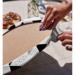 Realhomes Baklava Motifli Özel Tasarım Modern 2'li Yuvarlak Servis Altlığı - Supla Realhomes