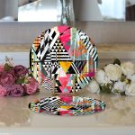 - Supla2li-2067-Gorsel3 - Realhomes Realhomes Renkli Boyama Desenli Dijital Baskılı Modern 2'li Yuvarlak Servis Altlığı - Supla Realhomes