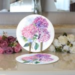 Realhomes Özel Tasarım Dijital Baskılı Modern 2'li Yuvarlak Servis Altlığı - Supla Realhomes