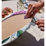 Realhomes Özel Tasarım Dijital Baskılı Modern 2'li Yuvarlak Servis Altlığı - Supla Realhomes