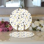 - Supla2li-2119-Gorsel3 - Realhomes Realhomes Geometrik Motifli Dijital Baskılı Modern 2'li Yuvarlak Servis Altlığı - Supla Realhomes